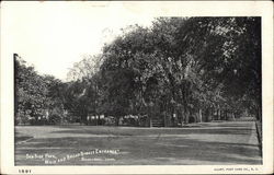 Sea Side Park - Main and Broad Street Entrance Postcard