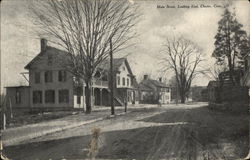Main Street Looking East Postcard