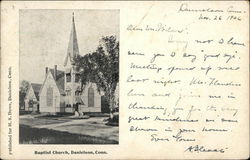 Baptist Church Danielson, CT Postcard Postcard Postcard