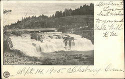 Falls of the Housatonic River Falls Village, CT Postcard Postcard Postcard