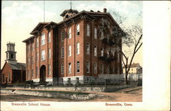 Greenville School House Connecticut Postcard Postcard Postcard