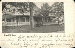 Greenfield Country Club Postcard