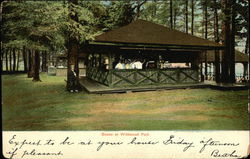 Scene at Wildwood Park Putnam, CT Postcard Postcard Postcard