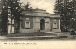 E.C. Scranton Library Madison, CT Postcard Postcard Postcard