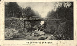 The Old Bridge of Nineveh New York Postcard Postcard Postcard