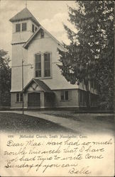 Methodist Church South Manchester, CT Postcard Postcard Postcard