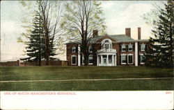 One of South Manchester's Residence Connecticut Postcard Postcard Postcard