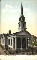 Union Baptist Church Mystic, CT Postcard Postcard Postcard