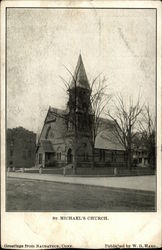 St Michael's Church - Greetings Naugatuck, CT Postcard Postcard Postcard