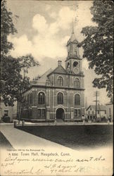 Town Hall Naugatuck, CT Postcard Postcard Postcard