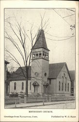 Methodist Church Naugatuck, CT Postcard Postcard Postcard