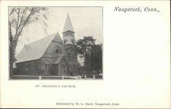 St. Michael's Church Naugatuck, CT Postcard Postcard Postcard