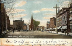 Main Street New Britain, CT Postcard Postcard Postcard