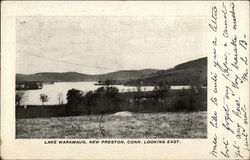 Lake Waramaug, Looking East New Preston, CT Postcard Postcard Postcard