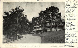 Carter House, Lake Waramaug New Preston, CT Postcard Postcard Postcard