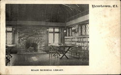 Beach Memorial Library Postcard