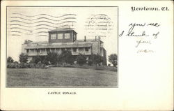 Castle Ronald and Grounds Newtown, CT Postcard Postcard Postcard