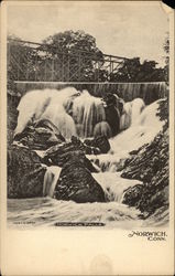 Norwich Falls Connecticut Postcard Postcard Postcard