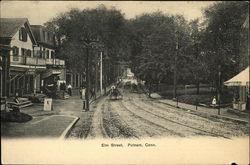 Elm Street Putnam, CT Postcard Postcard Postcard