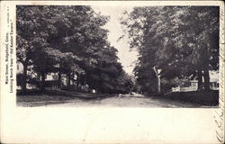 Main Street - Looking North from Old Keeler Tavern Postcard