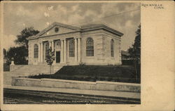 George Maxwell Memorial Library Rockville, CT Postcard Postcard Postcard