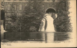 Stone Mill Dam Rockville, CT Postcard Postcard Postcard