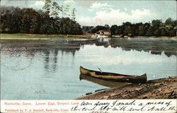 Snipsic Lake - Lower End Rockville, CT Postcard Postcard Postcard