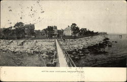 South Side Cottages, Shippan Point Postcard