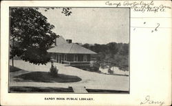 Sandy Hook Public Library Postcard