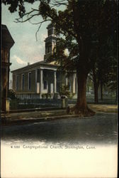 Congregational Church Stonington, CT Postcard Postcard Postcard