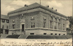 U. S. Post Office Torrington, CT Postcard Postcard Postcard