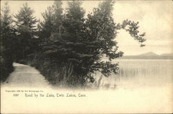 Road by the Lake Postcard