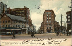 South Main and Bank Streets Postcard