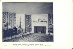 Dining-Room - Ellsworth Homestead Postcard