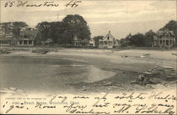 Beach Scene - Houses on the Shore Woodmont, CT Postcard Postcard Postcard