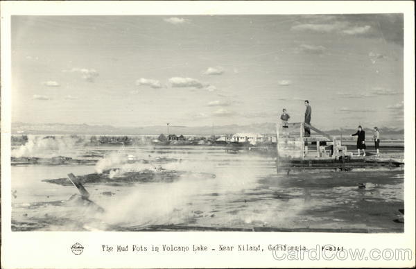 The Mud Pots in Volcano Lake - Near Niland, California