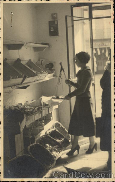 Woman Weighing Vegetables at a Food Market Women
