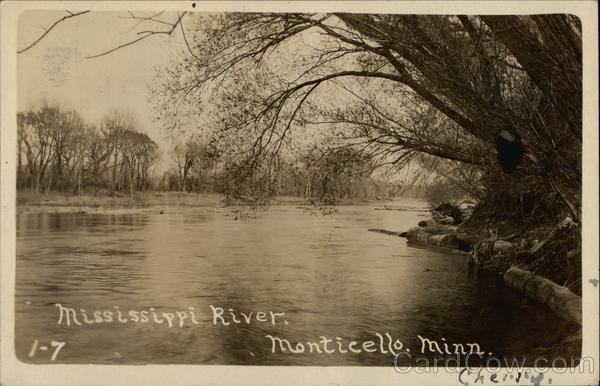 Mississippi River Monticello Minnesota