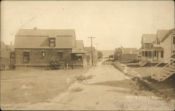 Residences on Road to Sea White Horse Beach Massachusetts