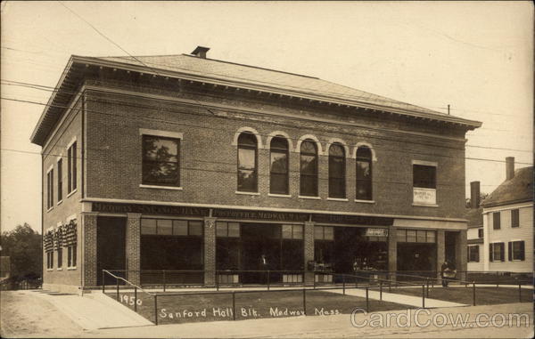 Sanford Hall Blk Medway Massachusetts
