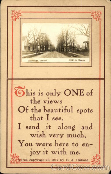 Exchange Street Millis Massachusetts