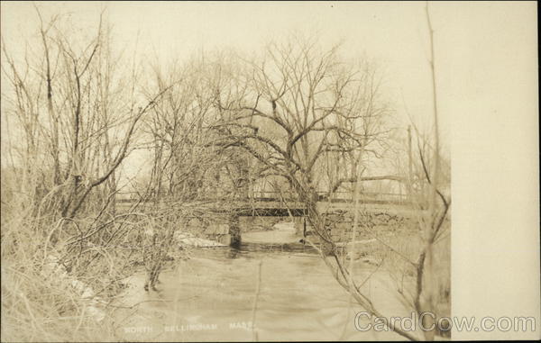 Bridge and River North Bellingham Massachusetts