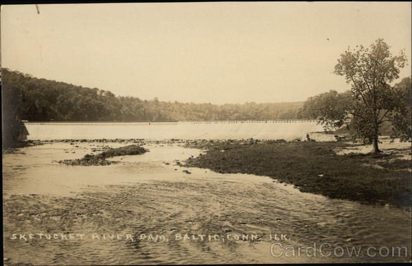 Shetucket River Dam Baltic Connecticut