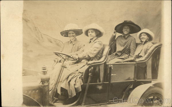 Photo of Four Women in Car Milford Connecticut