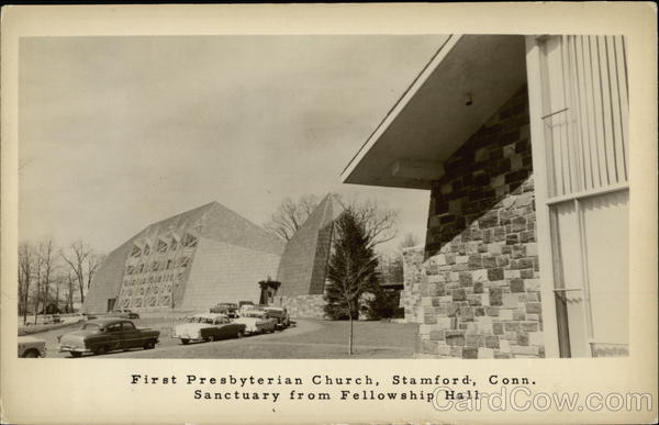 First Presbyterian Church, Sanctuary from Fellowship Hall Stamford Connecticut