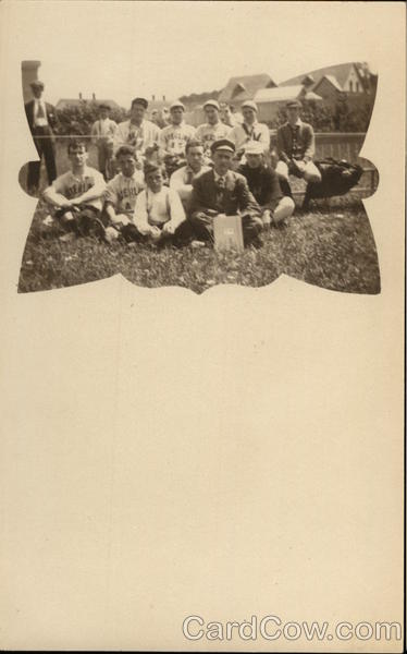 Portrait of Baseball Players Sterling Connecticut