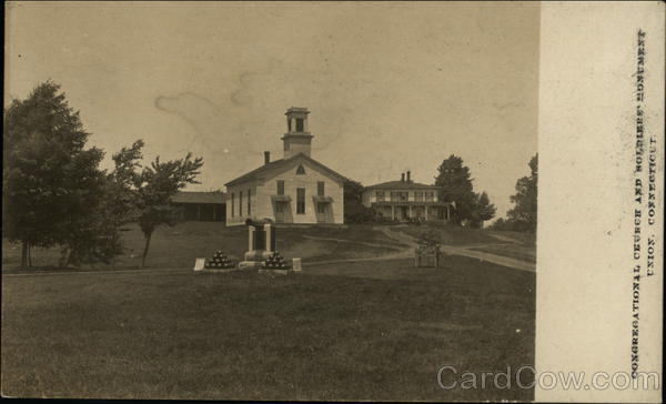 Congregational Church and Soldiers Monument Union Connecticut