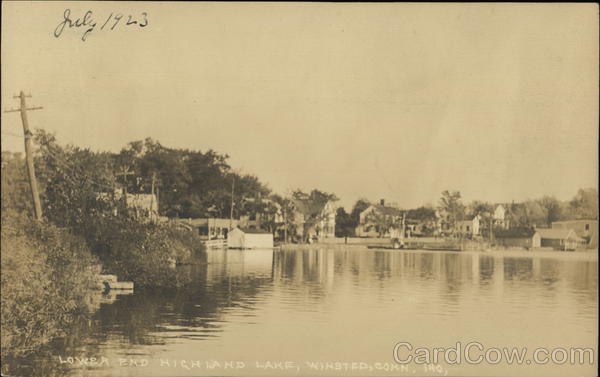 Highland Lake - Lower End Winsted Connecticut