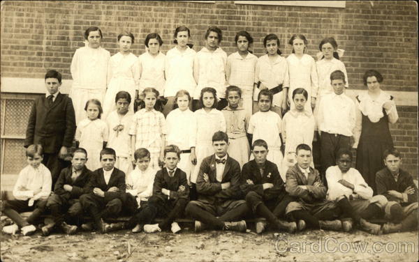 Portrait of School Students Winsted Connecticut