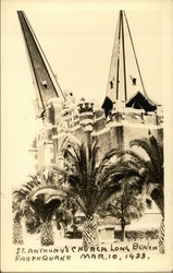 St. Anthony's Church Long Beach, CA Postcard Postcard Postcard